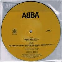ABBA Summer Night City Vinyl Record 7 Inch Polar 2019 Picture Disc